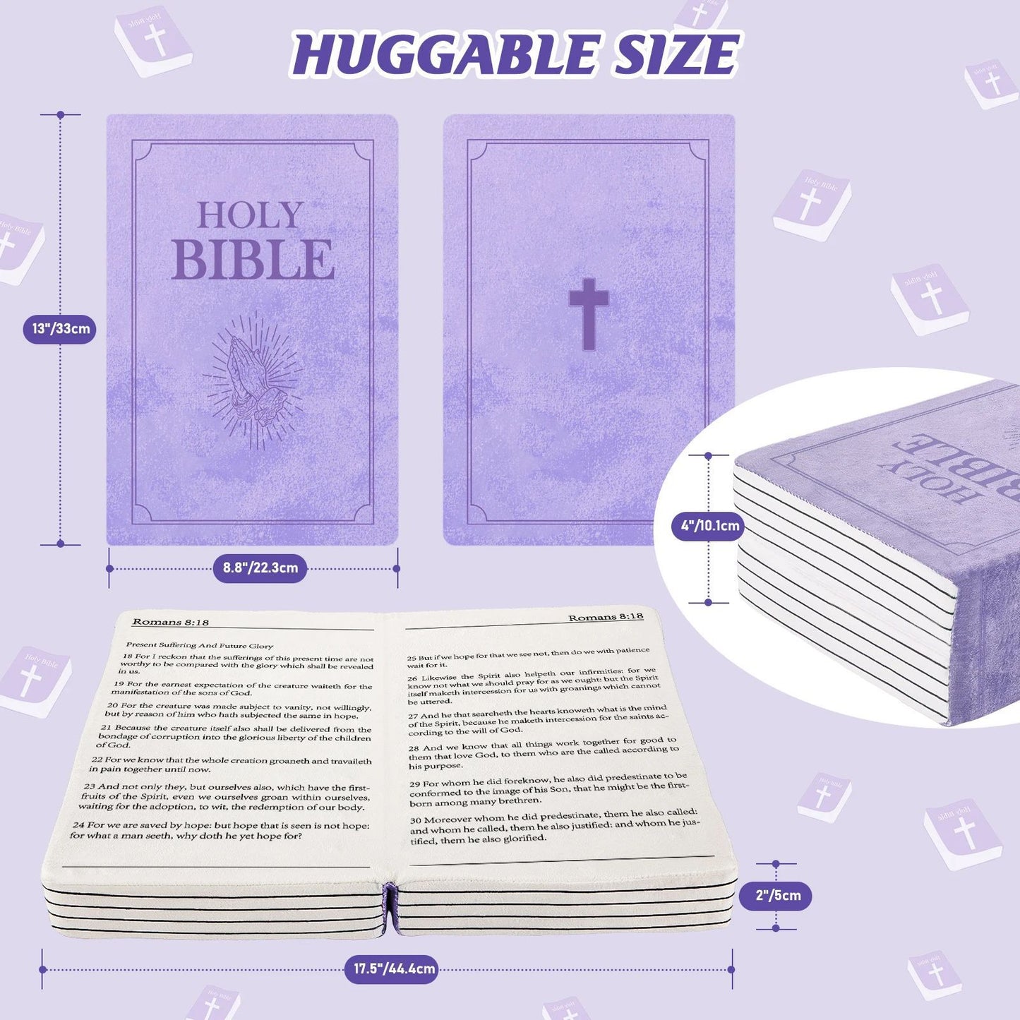 Snuggle up with Jesus! Bible pillow (with chapters!)